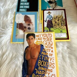 🧡10/$10 5 Humorous Birthday Card Set